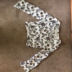 Long sleeve cropped shirt